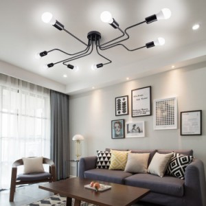 ヴィンテージの錬鉄は、ホーム照明のための天井ランプのリビングルームの寝室のLamparasを導いた