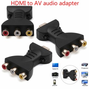 HDMI金メッキAVオーディオアダプターHDMIからHDTV DVDプロジェクター用VGAスプリッター
