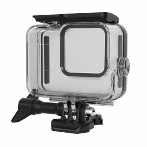 GoPro Hero 8ブラックアクションカメラ60m防水ケース保護ハウジングカバーハードシェルフレーム用Cameroストレージケース