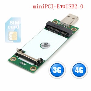HUAWEI EM730用SIMカードスロット付きミニPCI-EワイヤレスWWAN-USBアダプタカード