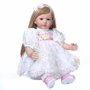 54センチ赤ちゃんシミュレーション人形青い目プリンセスガールシリコンプレイハウスグッズ睡眠コンフォート写真プロップ