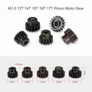 メタルピニオンモーターギアRCカー1/8 RCバギーカートラックモーターギアRCカーパーツZDレーシング25DP M1.0 13T 14T 15T 16T 17T