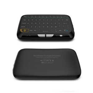 2.4Ghzミニワイヤレスキーボードバックライトフルスクリーンマウスのタッチパッドのコンボ、Android Tvボックス、PS3用