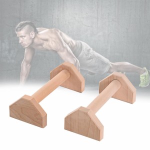 木製の腕立て伏せラックパラレット体操体操スタンド逆立ちバーフィットネストレーニング