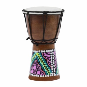 4インチジャンベプロアフリカンドラムボンゴウッド楽器