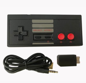 無無線レシーバーゲームパッドとUSBレシーバーを備えたNES mini Classic Edition用のワイヤレスプレイゲームコントローラー