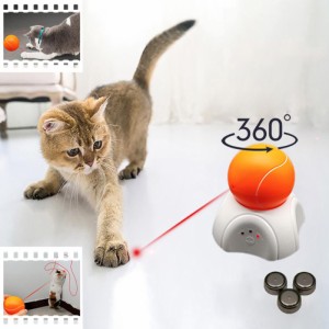 自動360度回転運動インタラクティブグッズキティパット猫用品