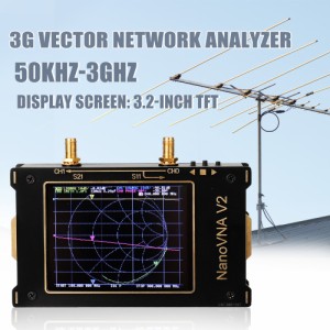 S-A-A-2 VNA V2 3Gベクトルネットワークアナライザー3.2インチアンテナアナライザー短波HF VHF UHF測定デュプレクサフィルター