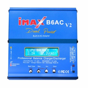 RC平面バッテリー充電器モデルIMAX B6AC B6 V2の電気バッテリー用飛行機充電器