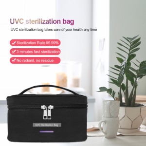 Uvc紫外線消毒バッグ家庭旅行用ポータブル滅菌ストレージバッグ