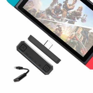 Bluetoothアダプター2-in-1オーディオトランスミッターType-c PS4 Nintendo Switch用Bluetooth V5.0送信アダプター