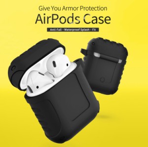 AirPods用 シリコン 保護ケース 防塵 ポータブル Bluetoothイヤホンケース