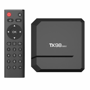 TX98 最大 4K メディアプレーヤー 2 ギガバイト RAM 16 ギガバイト ROM TV ボックスリモコン付きホームスマートデジタルプレーヤーセット