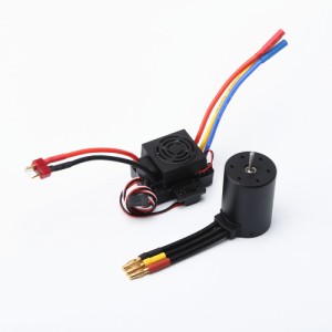 3650 3600kv / 4500kvブラシレスモーター（60a Escコンボ付き）1：8/1：10 Hsp Hpi WltoysRcカーRcボートパーツ用