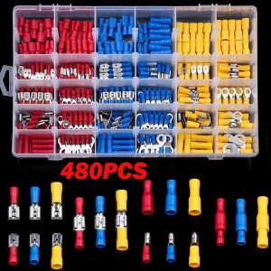 高品質で長持ちする280pcs / 300pcs / 480pcs端子セット絶縁ケーブルコネクタ端子海洋自動車で使用される腐食防止