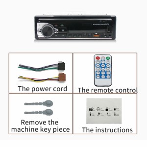 車の Bluetooth 対応ラジオ Aux-in MP3 プレーヤー Fm Usb 自動ステレオ オーディオ バックライト付き LCD ディスプレイ