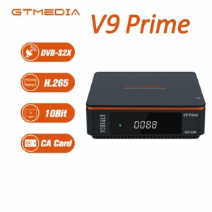 Gtmedia V9 プライム サテライト レシーバー DVB-S/S2/S2X VCM/ACM/マルチストリーム/T2-MI IKS 内蔵 2.4g Wifi TV ボックス