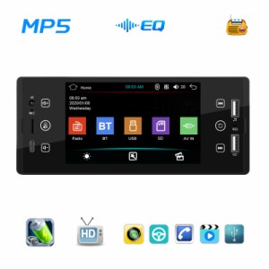 Sw150 カーラジオ 1 Din Mp5 プレーヤーリモコン付き 5 インチ Hd Tps タッチスクリーン Bluetooth 対応カーキット