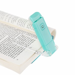 読書のための 2 つの調節可能な明るさランプを充電するブック ライトの携帯用軽量 Usb の LED クリップ