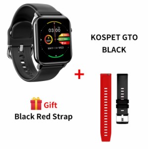 KOSPET GTO スマートウォッチ Bluetooth スポーツフィットネストラッカー 心拍数 IP68防水 31種スポーツモード 送料無料