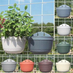 壁掛け植木鉢ガーデンフェンスバルコニーバスケット植物鉢植え植木鉢装飾