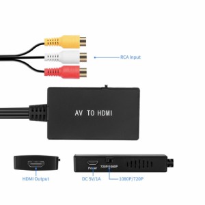 Mini Av toHdmi互換1080p高解像度ビデオコンバーターHdビデオコンバーターボックス