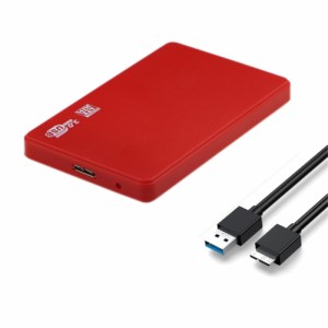 2.5 インチ 外付け ハードドライブ エンクロージャ USB 3.0 5Gbps ハードドライブ ケース アダプタ ツールフリー ポータブル SATA HDD SS