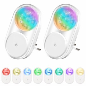 2cps Led ライト制御ナイトライトベビールーム Rgb カラフルな雰囲気ライト寝室の廊下の装飾