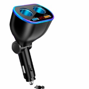 車のシガーライターソケット Qc3.0 デジタルディスプレイ Usb デュアルポート高速充電多機能充電器アダプタ