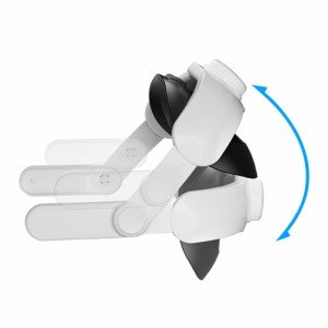 調整可能な VR ヘッドストラップ快適な保護ヘッドバンドゲーム VR アクセサリー Oculus/メタクエスト 3 ヘッドセットと互換性