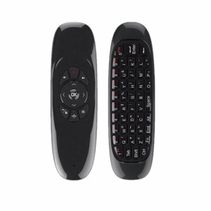 C120 フライエアマウスリモートワイヤレスキーボード 2.4GHz 接続 G64 充電式キーボードマウス Android TV ボックス/PC