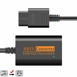 Nintendo64 N64/snes/sfc/ngcゲームコンソールと互換性のあるHDMI互換コンバーターアダプターへのHd 1080pゲームコンソール