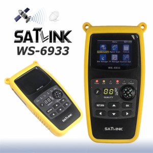 衛星ファインダー Satlink Ws-6933 デジタル Satfinder Dvb-s2 2.1 インチ LCD スクリーン ディスプレイ Sat Meter Detector