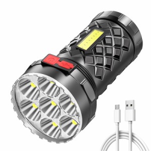 ポータブル小型トーチ 7led Usb 充電式防水 Cob サイドライトグレア懐中電灯屋外ホーム