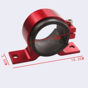 50mmオイルポンプ固定ブラケットアルミニウム合金燃料ポンプ取り付けホルダーフィルタークランプ車改造アクセサリー