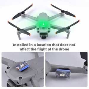 DJI Mavic Mini / Air 2S / Pro用ユニバーサル3色の衝突防止照明RGBLEDライト