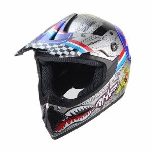 モトクロスヘルメット子供マウンテンバイク DH CQR ダウンヒルラッシングアム軽量オフロードビーチヘルメットハード帽子