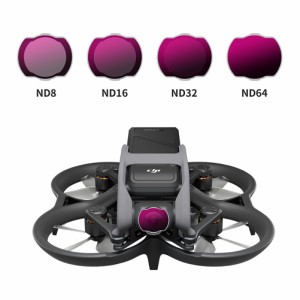 STARTRC ND フィルター セット ND8/16/32/64 フィルター UV 保護フィルター ドローン カメラ レンズ アクセサリー DJI Avata と互換性あ