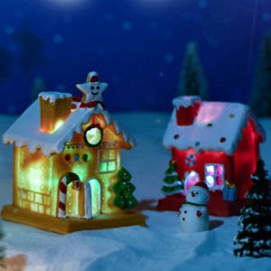 Diy クリスマス家の装飾品シミュレーションミニチュア手芸クリスマスホリデーパーティーの装飾のためのライト