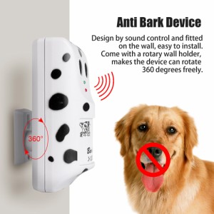 超音波樹皮ストッパー抗樹皮ウォールマウント音声起動犬リペラー機器トレーニングデバイス