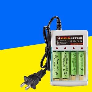 1.2v 250ma バッテリー充電器 4 スロット独立充電器 Aa Aaa Ni-cd 充電式バッテリー用