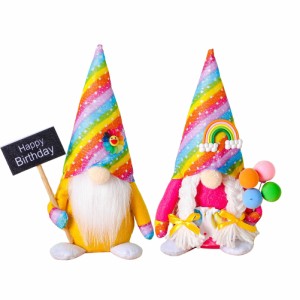 漫画ルドルフ人形飾りカラフルな Gnome 装飾誕生日プレゼント用パーティーデスクトップ装飾