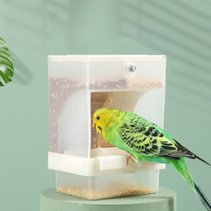 オウム自動給餌器防滴大容量鳥フードボックスコンテナ家禽給餌ツール