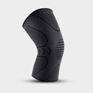 男性女性滑り止めニット膝パッドアウトドアスポーツフィットネスランニングバスケットボール登山保護装置（シングル）