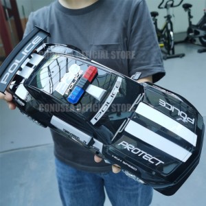 1/12 ビッグ 2.4 GHZ 超高速警察 Rc カーリモートコントロール車のおもちゃでライト耐久性のあるチェイスドリフト車両のおもちゃ男の子子