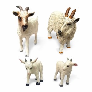 現実的なヤギモデルシミュレーション動物アクションフィギュア固体静的顕微鏡飾りコレクション家の装飾