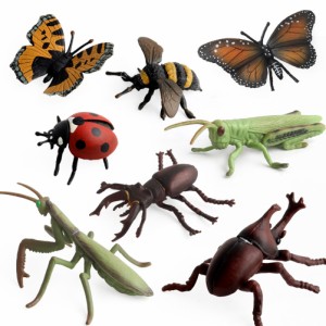 シミュレーション昆虫置物蝶バッタリアルな動物モデルアクションフィギュア知育玩具子供のため