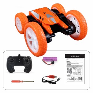 2.4 グラムリモコンスタントカー 4 チャンネル両面バタフライ回転 Rc カーライト付き子供の誕生日プレゼント