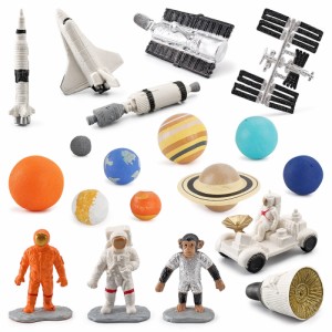 宇宙宇宙飛行士フィギュア 9 惑星太陽系モデルの装飾品科学知育玩具子供のギフトのため