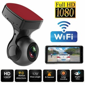 170 度 Wifi 車の運転レコーダー Hd 1080p 広角スーパー ナイト ビジョン Dvr G センサー ビデオ レコーダー ダッシュ カム車のカメラ